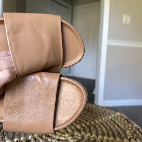 Beek Pelican Leather Platform Sandal in Honey Size 8 ($280) Tan EXCELLENT! - Picture 10 of 15